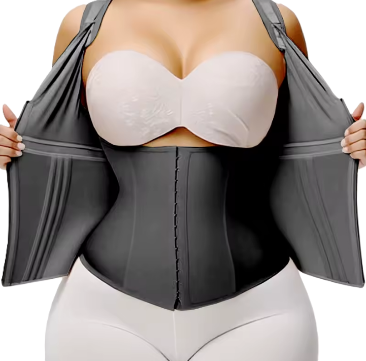Sculpt Vest™ by Aerbek – Waist Sculpting Compression Vest with Zipper & Hooks for Tummy Control, Sweat Training & Hourglass Shaping