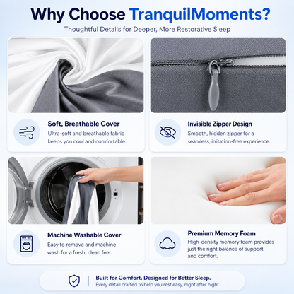 SideSleeper Pro™ | Ergonomic Knee Pillow for Side Sleepers
